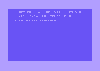 QCopy CBM 64 - VC 1541 V5.0 [german]