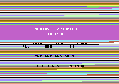New Stuff from Sphinx