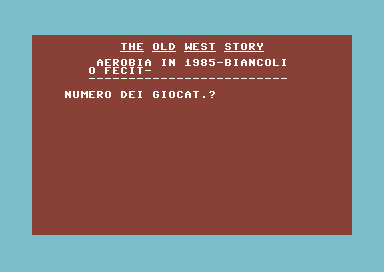 The Old West Story [italian]