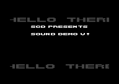 SCD Sound Demo V