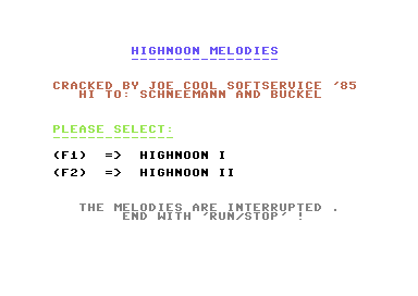 Highnoon Melodies