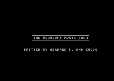 The Bodosoft Music Show