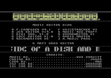 Music Editor Disk