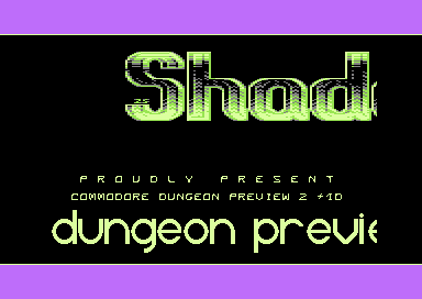 Commodore Dungeon Preview 2 +1D