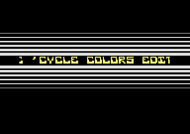 Cycle Colors Editor