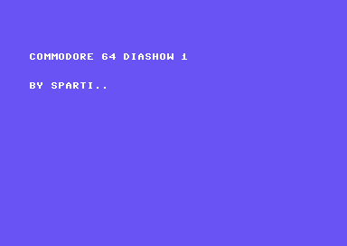 Commodore 64 Diashow 1