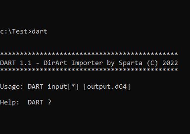 DART 1.1 - Directory Art Importer