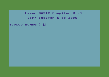 Laser Basic Compiler V1.0