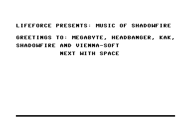 Music Of Shadowfire
