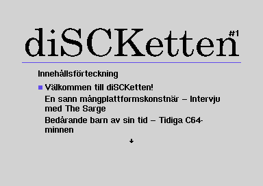 DiSCKetten #1 [swedish]