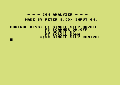 C64 Analyzer