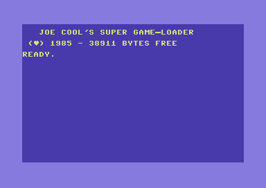 Joe Cool's Super-Game-Loader