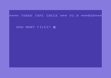 Turbo Tape Check V3.0