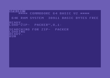 Zip-Code Disk Packer/Unpacker