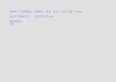 Turbo Tape 64 V3.10/SB