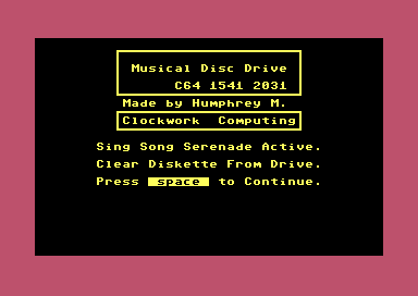 Musical Disc Drive