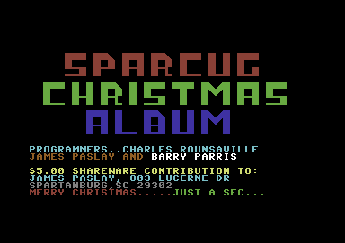 Sparcug Christmas Album