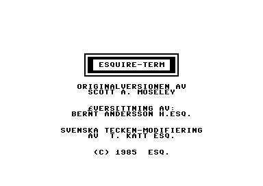 Esquire-Term V1.1 [swedish]