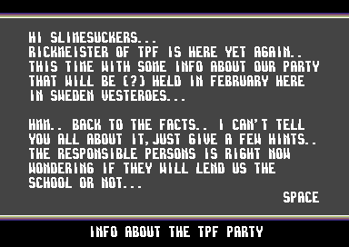 Info About the TPF Party