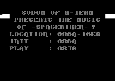 The Music of Spacebiker