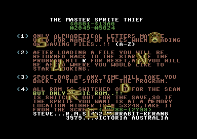 The Master Sprite Thief