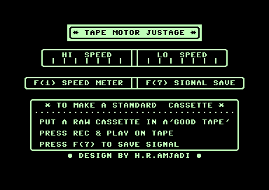 Tape Recorder Justage