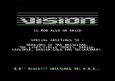Vision on Amiga
