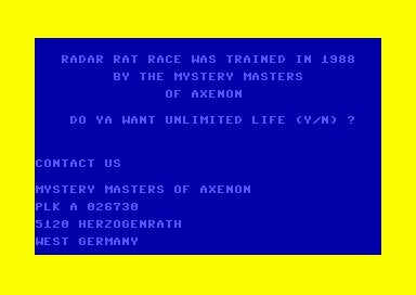 Radar Rat Race +