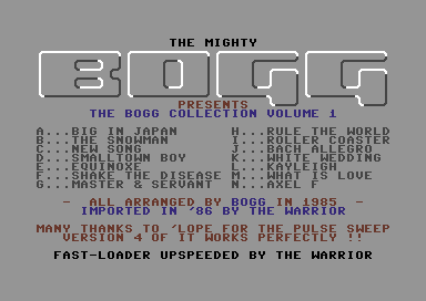 The Bogg Collection Volume 1