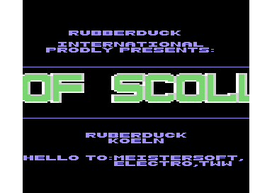 A Demo of Scolling