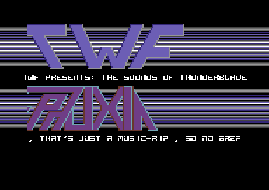 The Sounds of Thunderblade