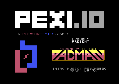 Doomed PETSCII Pacman