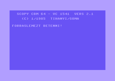 SCopy CBM 64 - VC 1541 V2.1 [hungarian]