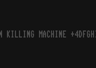 Human Killing Machine +4DFGHI