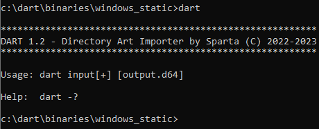 DART 1.2 - Directory Art Importer