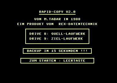 Rapid-Copy V2.0 +D [german]