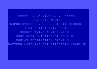 C-64 Disk Copy
