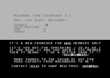 Network Time Cruncher V3.1