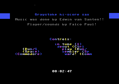 Greystoke hi-score sax