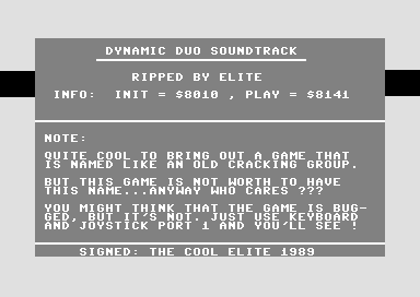 Dynamic Duo Soundtrack