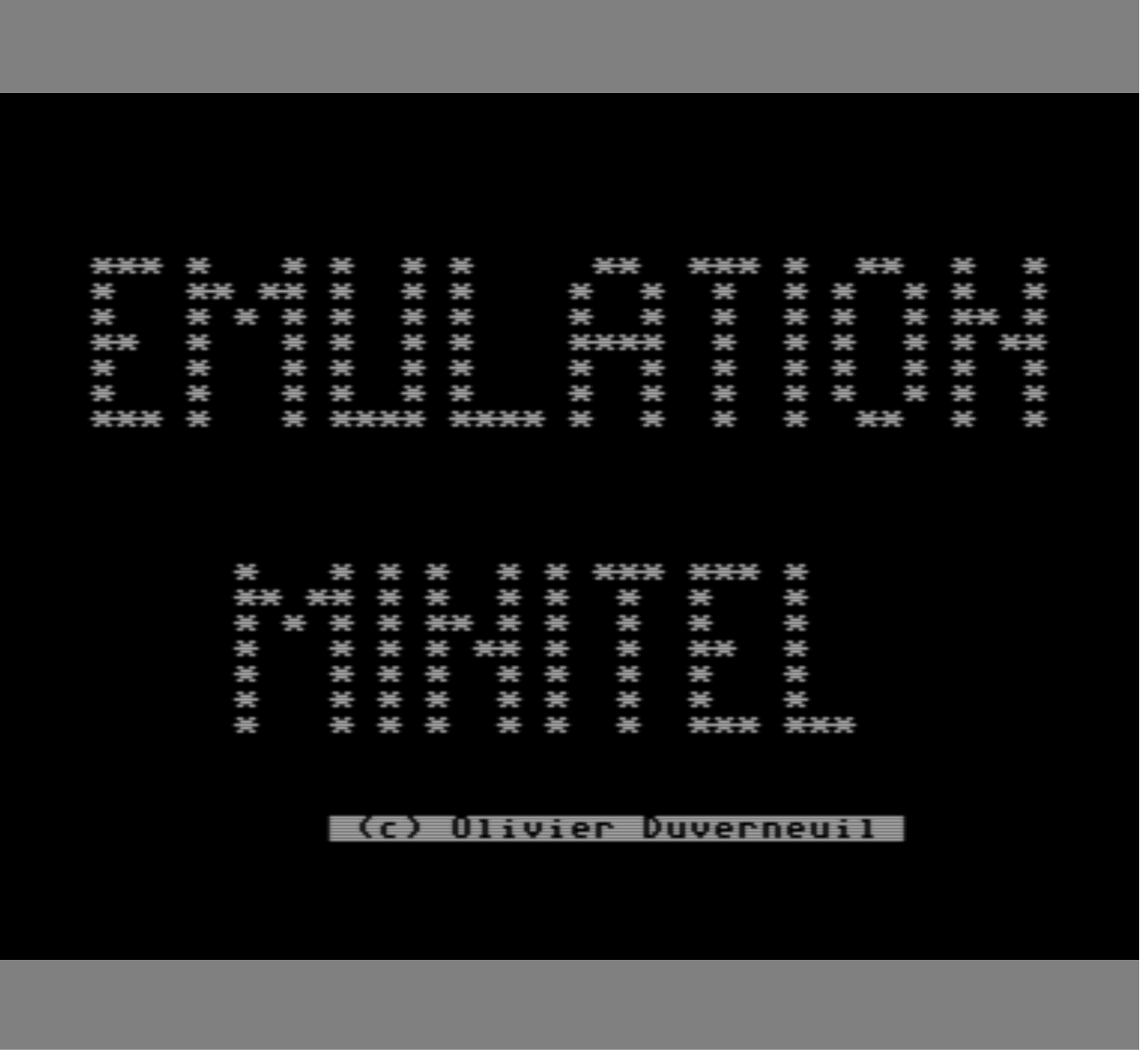 Emulation Minitel [french]