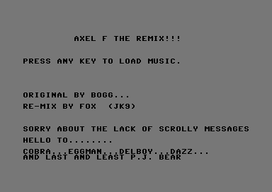 Axel F The Remix