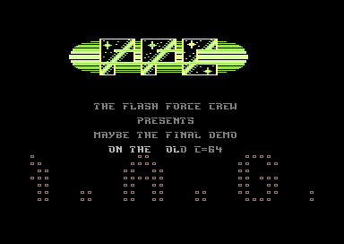 Maybe the Final Demo on the Old C64