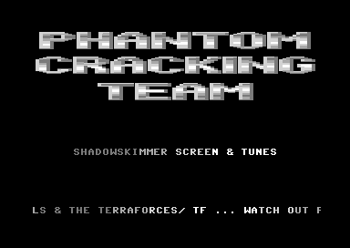 Shadow Skimmer Screen & Tunes