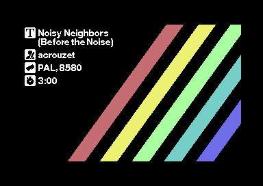 Noisy Neighbors (Before the Noise)