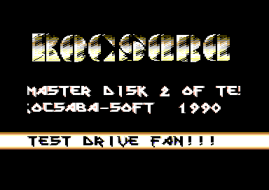 Test Drive II - Master Disk V2.0