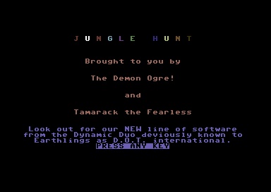 Jungle Hunt