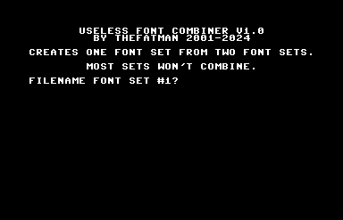 Useless Font Combiner V1.0