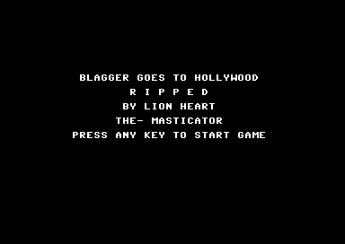 Blagger Goes to Hollywood