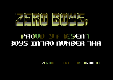 Zeroboys Intro Number Three